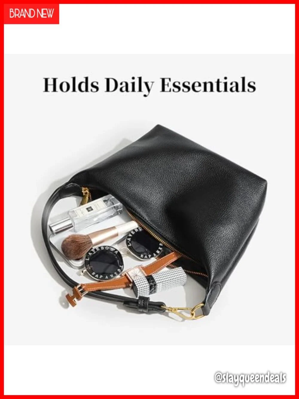 Small Hobo Bag Women Soft PU Leather Shoulder Purse Slouchy Trendy